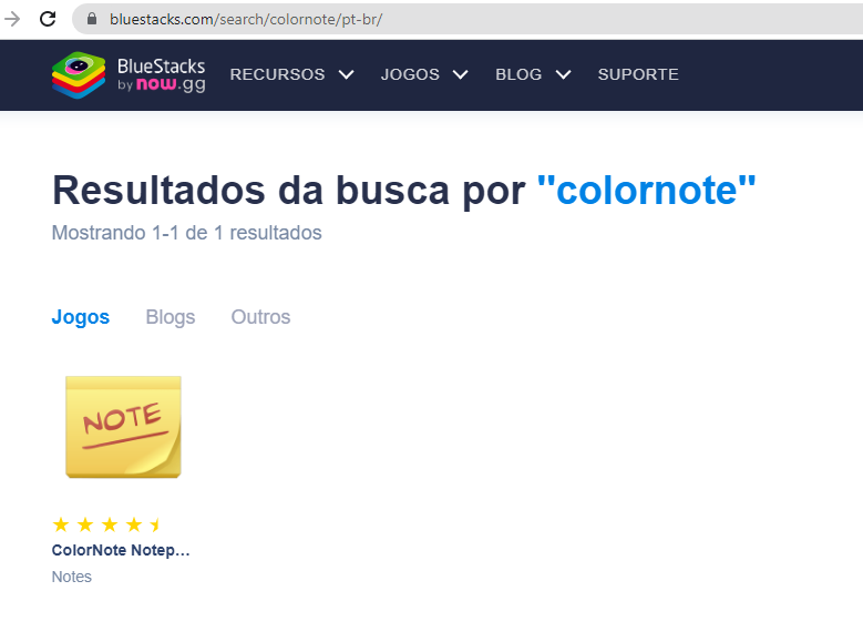 Colornote bluestacks