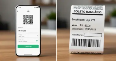 Formas de pagamento aceitas em lojas de celular Pix e Boleto